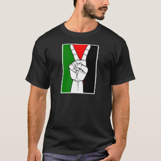 PALESTINE FLAG PEACE SIGN T-Shirt