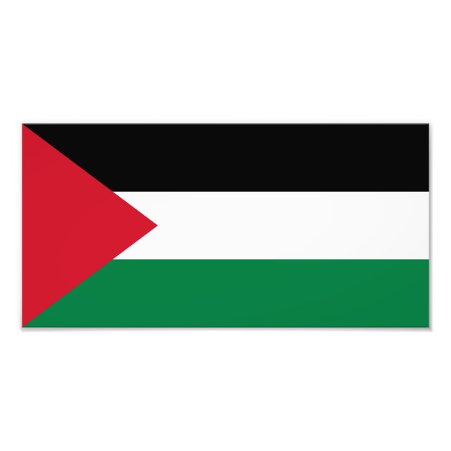 Palestine Flag Photo Print (Front)