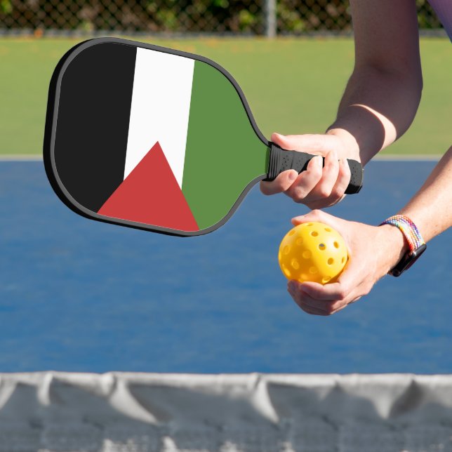 Palestine flag pickleball paddle (Insitu)