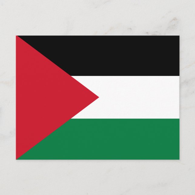 Palestine Flag Postcard (Front)