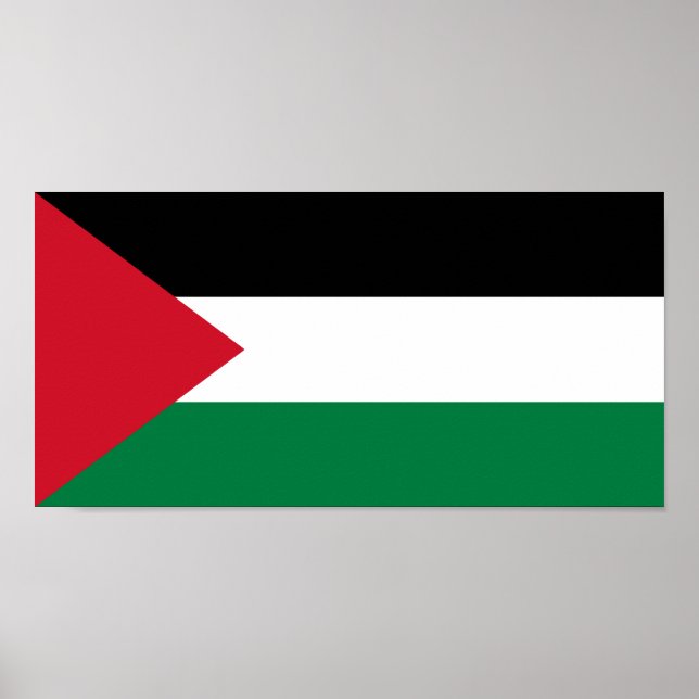 Palestine Flag Poster (Front)