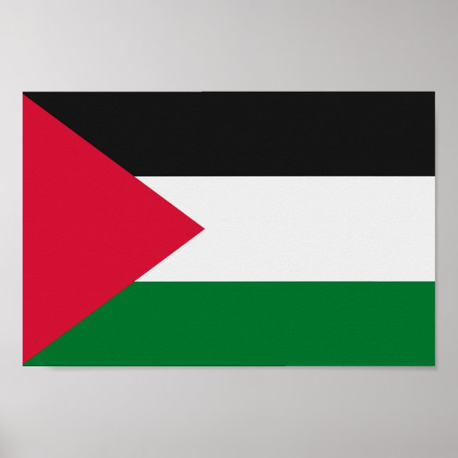 Palestine Flag Poster (Front)