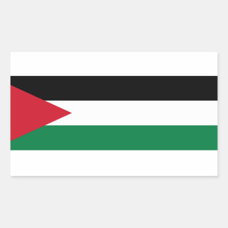Palestine Flag Rectangular Sticker