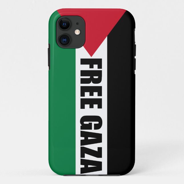 Palestine flag, Save Gaza, free Gaza Case-Mate iPhone Case (Back)