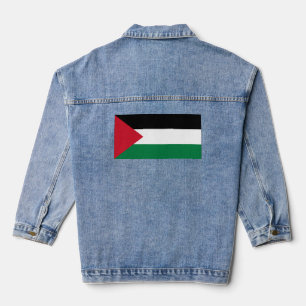 Palestine flag, Save Gaza, free Gaza Denim Jacket