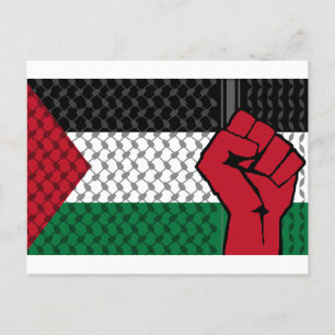 Palestine flag, Save Gaza, free Gaza Postcard
