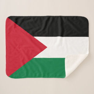 Palestine Flag Sherpa Blanket