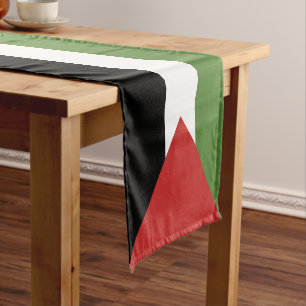 Palestine flag short table runner