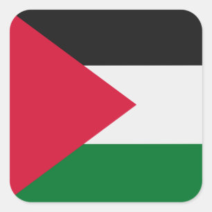 Palestine Flag Square Sticker