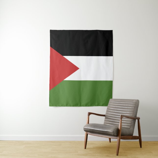 Palestine flag tapestry (In Situ)