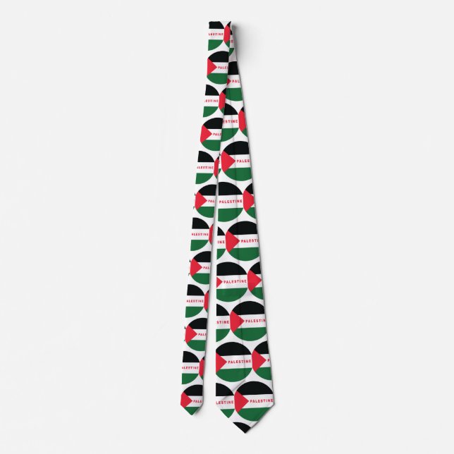 Palestine Flag Tie (Back)
