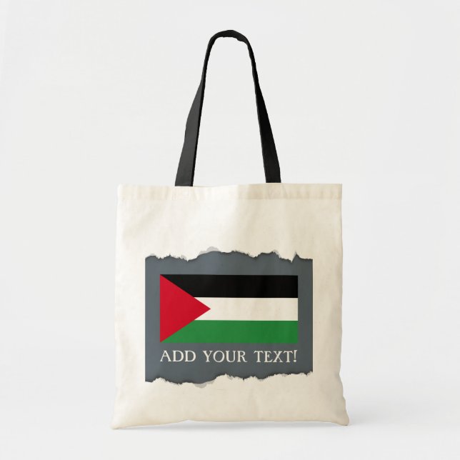 Palestine Flag Tote Bag (Front)