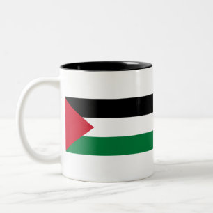 Palestine Flag Two-Tone Coffee Mug