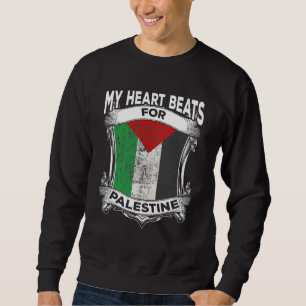 Palestine Heart Gaza Peace Palestinian Roots Sweatshirt