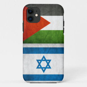 PALESTINE & ISRAEL PEACE FLAG iPhone 11 CASE