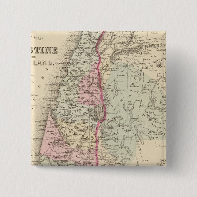 Palestine, Jerusalem 15 Cm Square Badge (Front)
