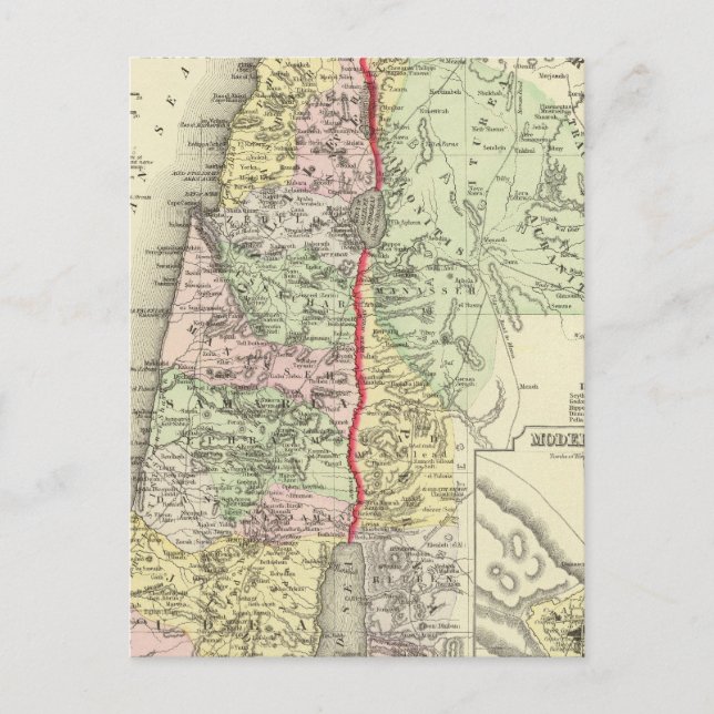 Palestine, Jerusalem 2 Postcard (Front)