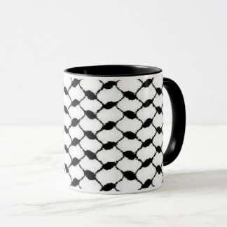 Palestine keffiyeh mug