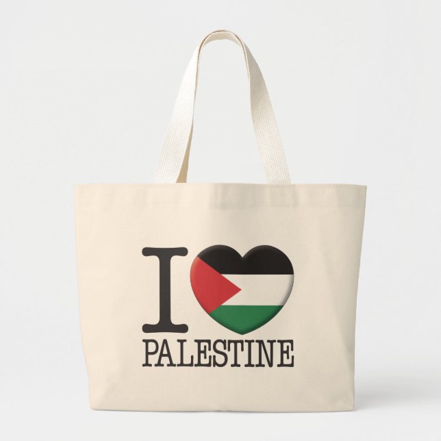 Palestine Large Tote Bag (Front)