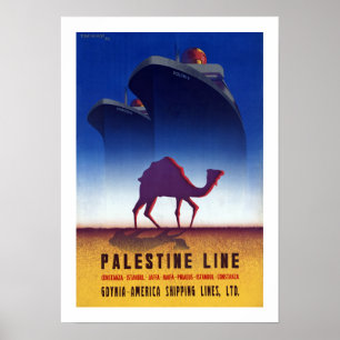 Palestine Line Poster