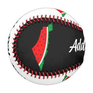 Palestine Map Watermelon Symbol of freedom Baseball