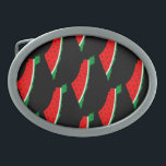 Palestine Map Watermelon Symbol of freedom  Belt Buckle<br><div class="desc">Palestine map filled with Watermelon,  symbol of freedom,  same the same colours of the palestinian map that the illegal occupiers of this beautiful land have forbidden. The Watermelon express the suffering of the Palestinian People. I stand with Palestine. Palestine will be free</div>