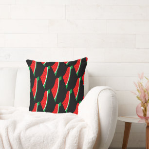 Palestine Map Watermelon Symbol of freedom Cushion