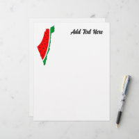 Palestine Map Watermelon Symbol of freedom