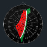 Palestine Map Watermelon Symbol of freedom  Dartboard<br><div class="desc">Palestine map filled with Watermelon,  symbol of freedom,  same the same colours of the palestinian map that the illegal occupiers of this beautiful land have forbidden. The Watermelon express the suffering of the Palestinian People. I stand with Palestine. Palestine will be free</div>