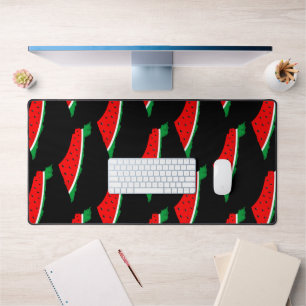 Palestine Map Watermelon Symbol of freedom Desk Mat