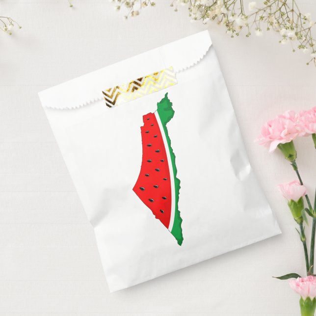 Palestine Map Watermelon Symbol of freedom Favour Bag (Sealed)