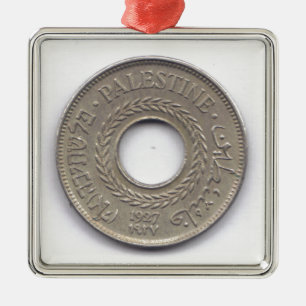 Palestine National Pride Coin Collection Metal Ornament