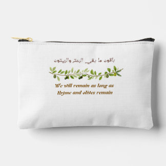 Palestine Olive Branch Accessory Pouch