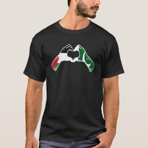 Palestine Pakistan Flag   Palestinian Pakistanian  T-Shirt