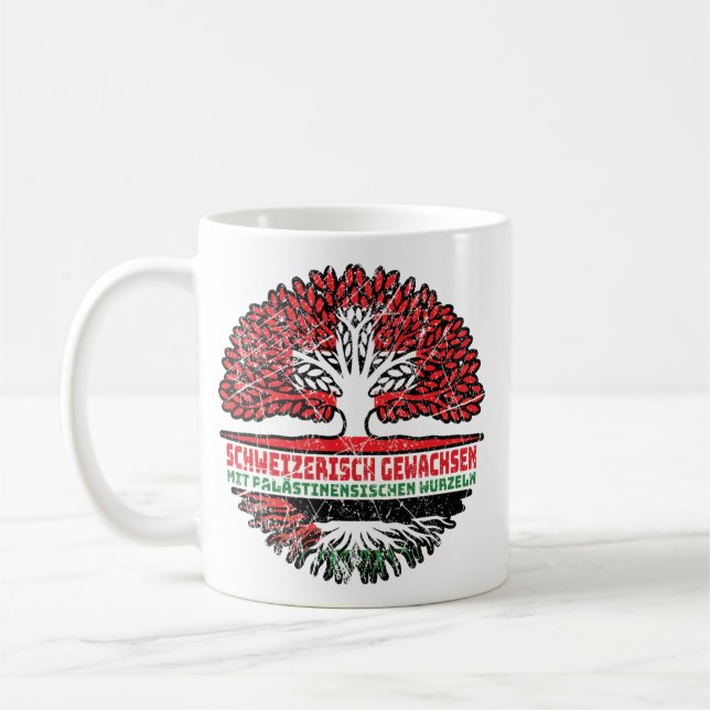 Palestine Palestine Swiss Baum Coffee Mug (Left)