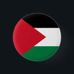 Palestine (Palestinian) Flag 3 Cm Round Badge<br><div class="desc">Customisable World Flag Products - Please feel free to add your own text.</div>
