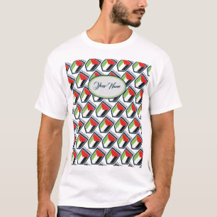 Palestine & Palestinian flag Customised  T-Shirt