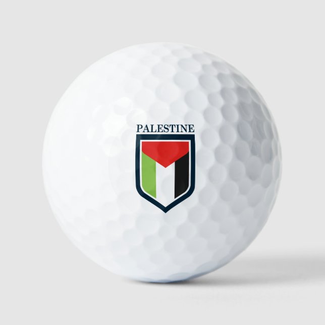 Palestine & Palestinian flag Golf Balls (Front)
