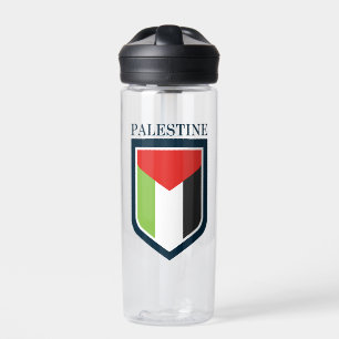 Palestine & Palestinian flag Water Bottle