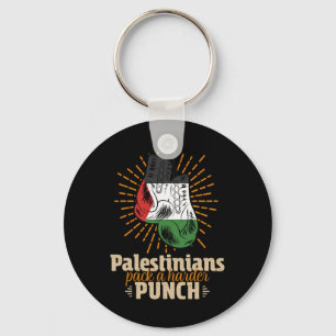 Palestine Palestinian Wrestling Boxing Key Ring