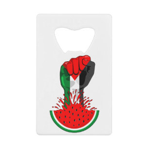 Palestine resistance fist on Watermelon