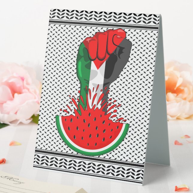 Palestine resistance fist on Watermelon (In SItu (Wedding))