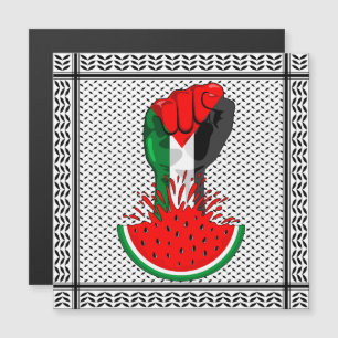 Palestine resistance fist on Watermelon