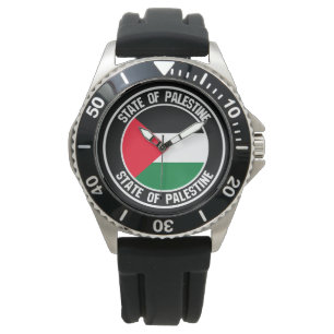 Palestine Round Emblem Watch