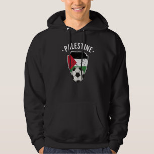 Palestine Soccer Flag Football Palestinian Pride R Hoodie