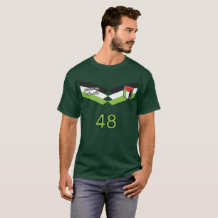 Palestine soccer Jersey Handala customised name T-Shirt