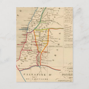 Palestine sous Constantin le Grand, 330 apres JC Postcard