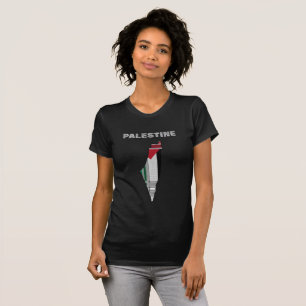Palestine T-shirt - Palestinian Scarf theme