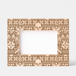 Palestine Tatreez Traditional Embrodery Etched Frames