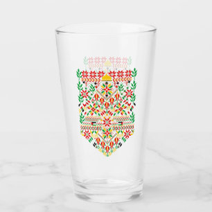Palestine Tatreez Traditional Embrodery Glass